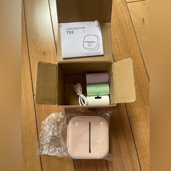 NWT Ponek Mini Pocket Sticker Printer - Wireless Mini Sticker Printer Machine - Picture 8 of 8